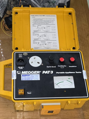 Megger pat3 portable - megger, pat3/dv