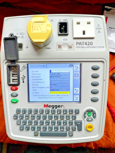 Megger pat420 portable - megger,