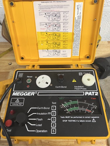 Megger pat2 pat tester with - pat,